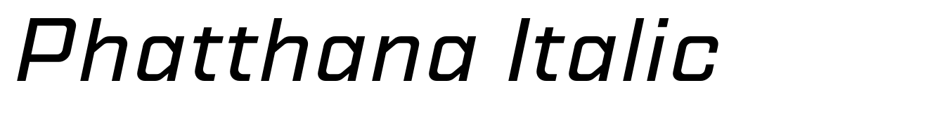 Phatthana Italic